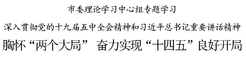 李鸿忠：胸怀“两个大局” 奋力实现“十四五”良好开局