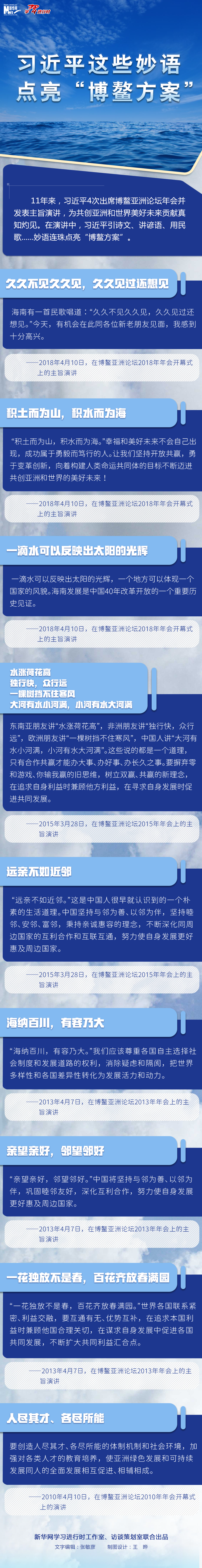 （学习进行时）习近平这些妙语，点亮“博鳌方案”