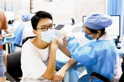 天津15到17周岁人群陆续接种新冠疫苗