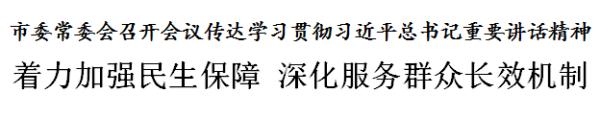 天津：着力加强民生保障 深化服务群众长效机制