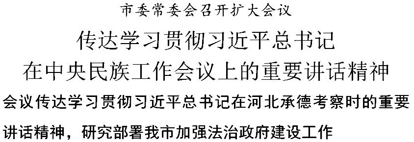 天津：传达学习贯彻习近平总书记在中央民族工作会议上的重要讲话精神