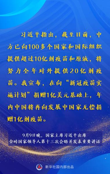 海报 | 习近平主席在金砖峰会上的重要讲话速览