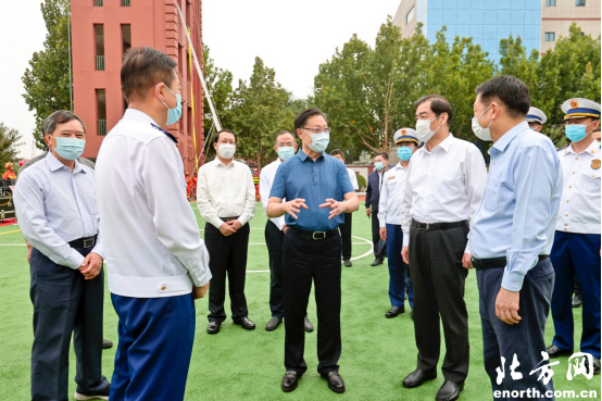 王东明率全国人大常委会执法检查组来津：筑牢消防安全责任体系加强应急救援能力建设
