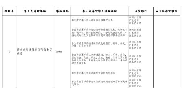 发改委征求意见：非公有资本不得从事新闻采编播发业务