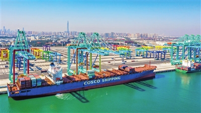 全球首个“智慧零碳”码头在天津港投入运营
