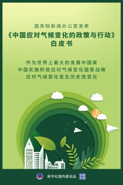 《中国应对气候变化的政策与行动》白皮书发表