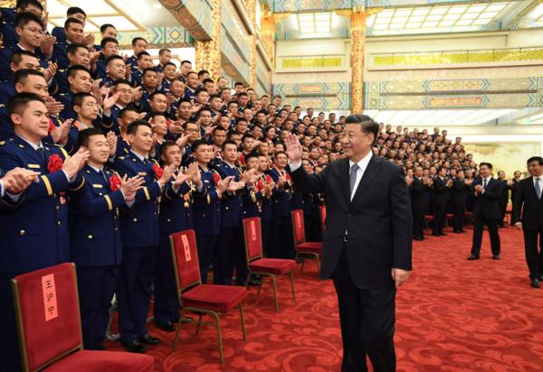 “火焰蓝”永远闪耀在党和人民最需要的地方——写在国家综合性消防救援队伍组建三周年之际