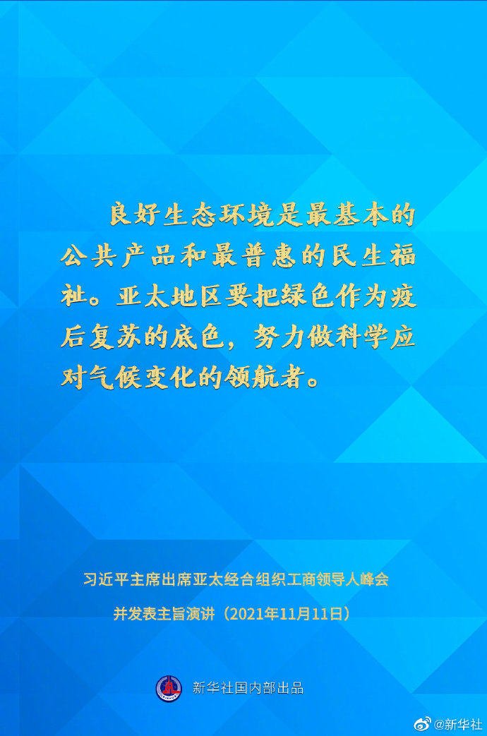 习近平在亚太经合组织工商领导人峰会上的主旨演讲要点速览
