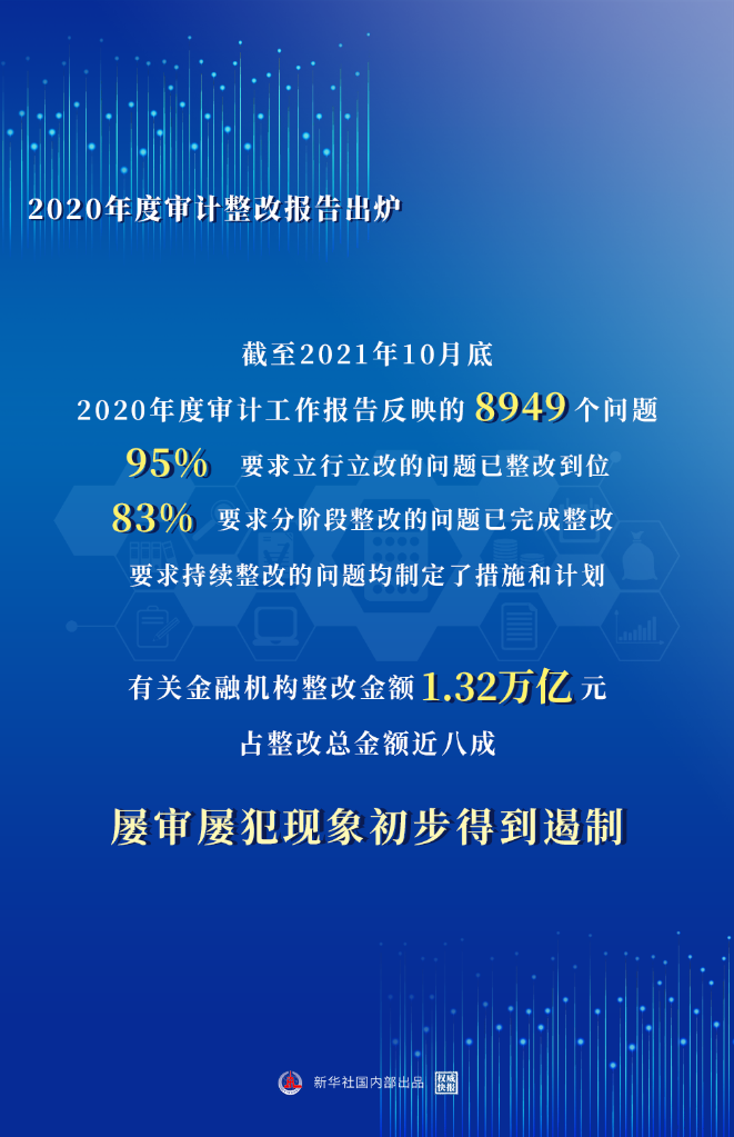 新华全媒+丨2020年度审计整改清单“晒”给你！