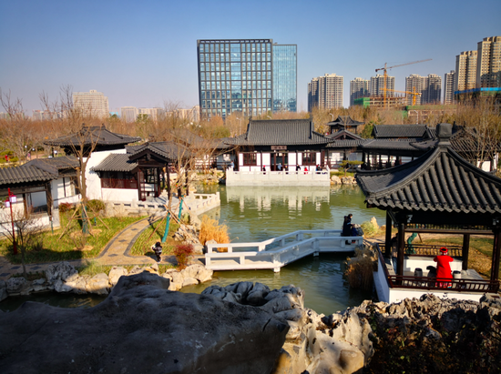 郑州南环公园园中园苏园建成开放