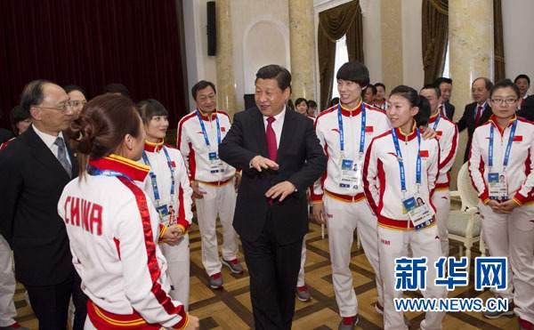 一见·总书记同奥运健儿的10个瞬间