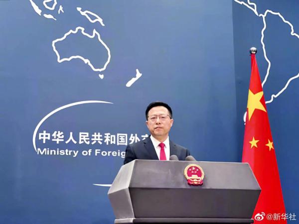 赵立坚：台湾只是中国一个省 哪来什么“副总统”