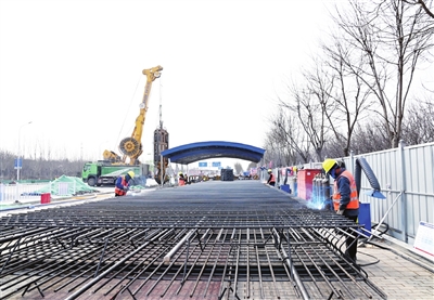 天津轨道交通Z2线建设如火如荼！7个工点完成封围 其中4个主体开工