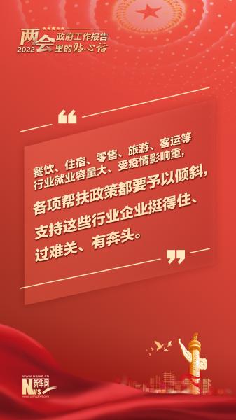 2022年全国两会丨政府工作报告里的贴心话