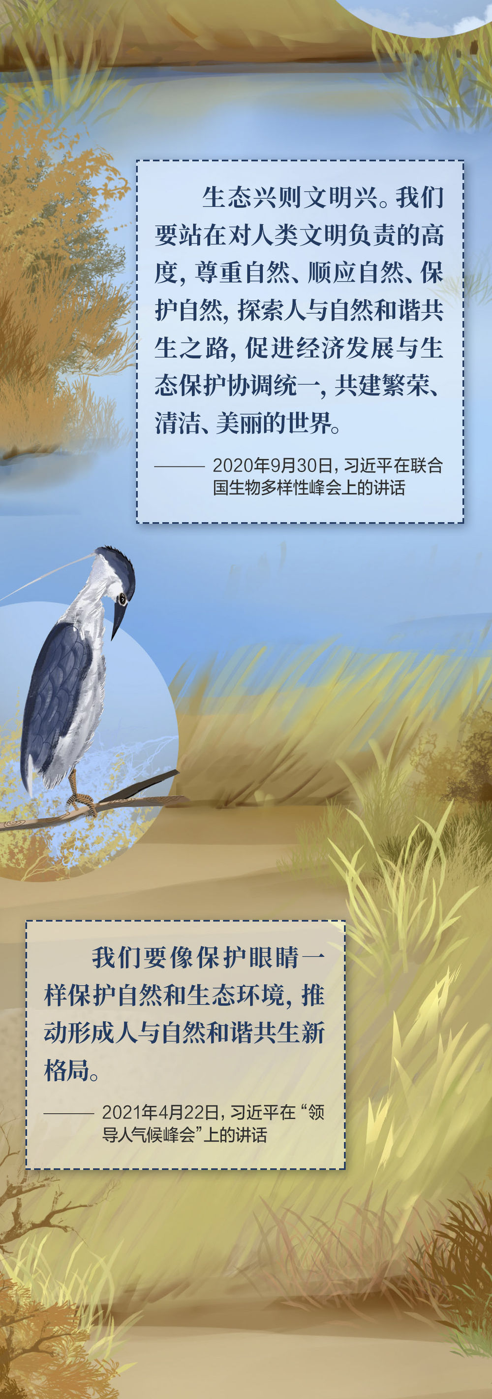 共同构建人与自然生命共同体 习近平这样论述