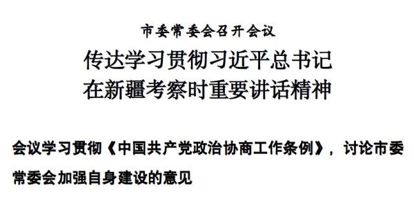 天津：传达学习贯彻习近平总书记在新疆考察时重要讲话精神