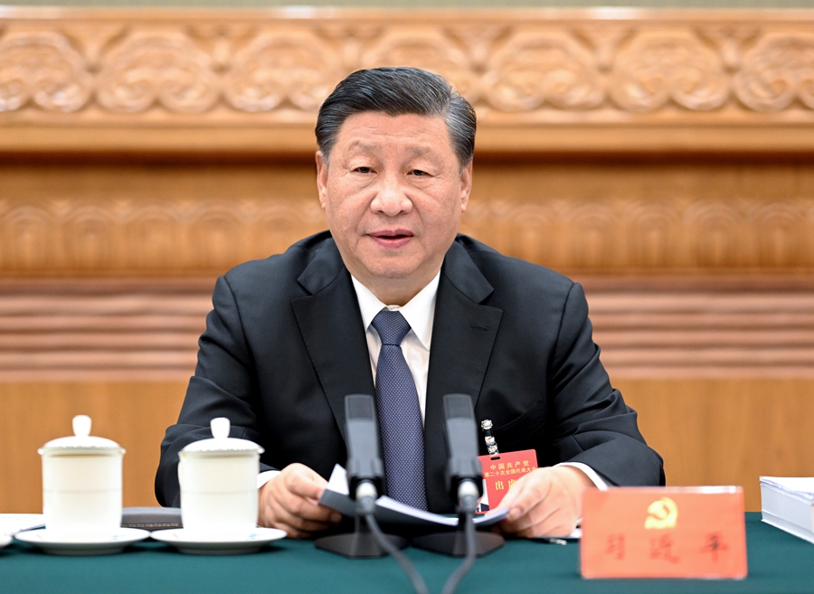 (二十大受权发布)党的二十大主席团举行第二次会议 习近平主持会议