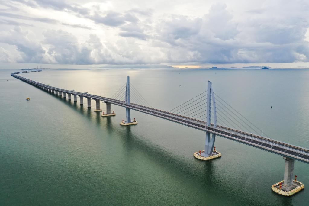 港珠澳大橋。（無人機照片，新華社記者陳曄華 攝）.jpg