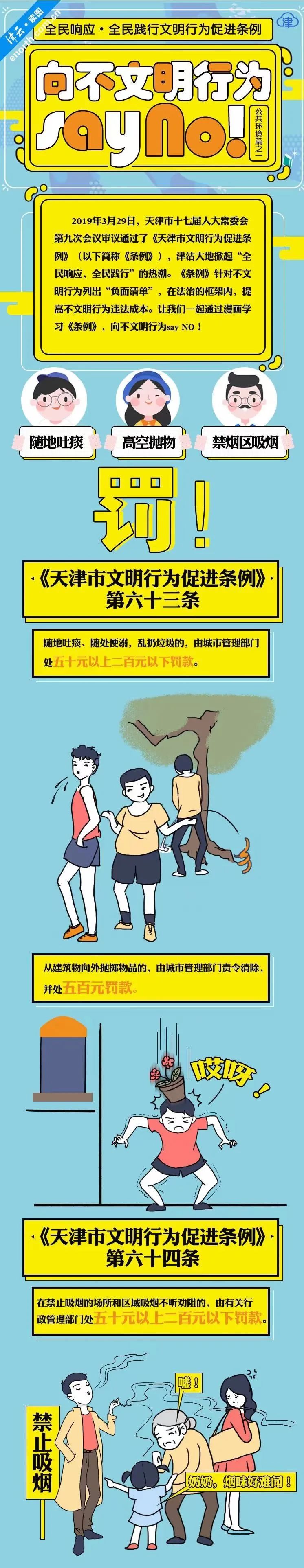 科普静海丨一图详解《天津市文明行为促进条例》