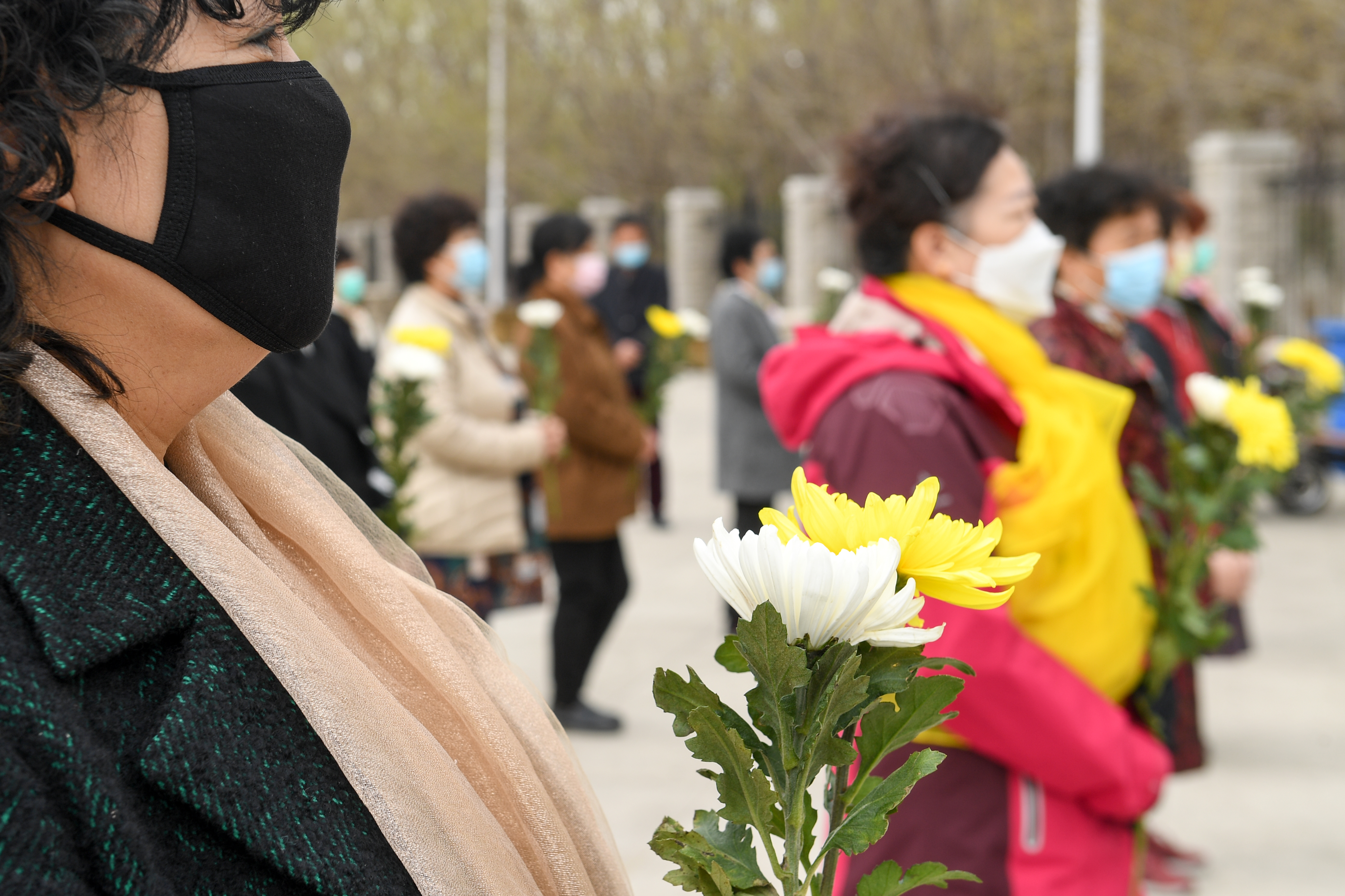 新城社区文明共祭追思亲人