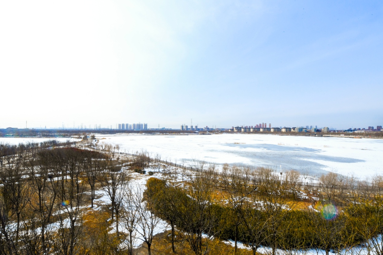 您当前的位置:>首页>图片新闻>大寒时节,东丽湖东湖景区天地一色,宛如